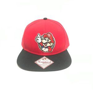 Bioworld Super Mario Bros Nintendo Adjustable Snapback Hat